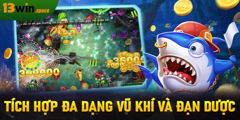 Tích hợp đa dạng vũ khí và đạn dược