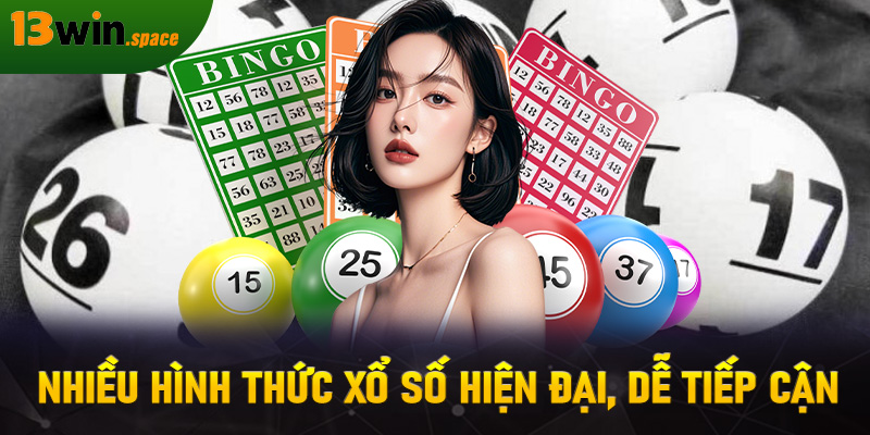 Nhiều hình thức xổ số hiện đại, dễ tiếp cận